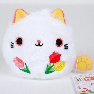 Neko Dango Beanbag Cat Plush - Tulip Flowers - Collectible Japan‎ Plushie